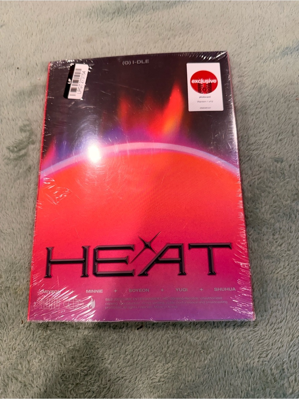 (G)I-DLE HEAT Album Sealed Target Exclusive Photocard K-Pop